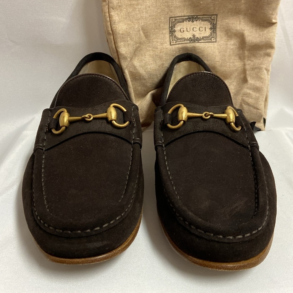 Gucci Men’s Horsebit 1953 Loafer Dark Brown Size 8 UK 9 US - Picture 3 of 10